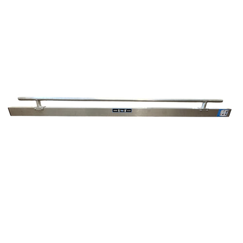 long piece of Aluminium section with round handrail on top