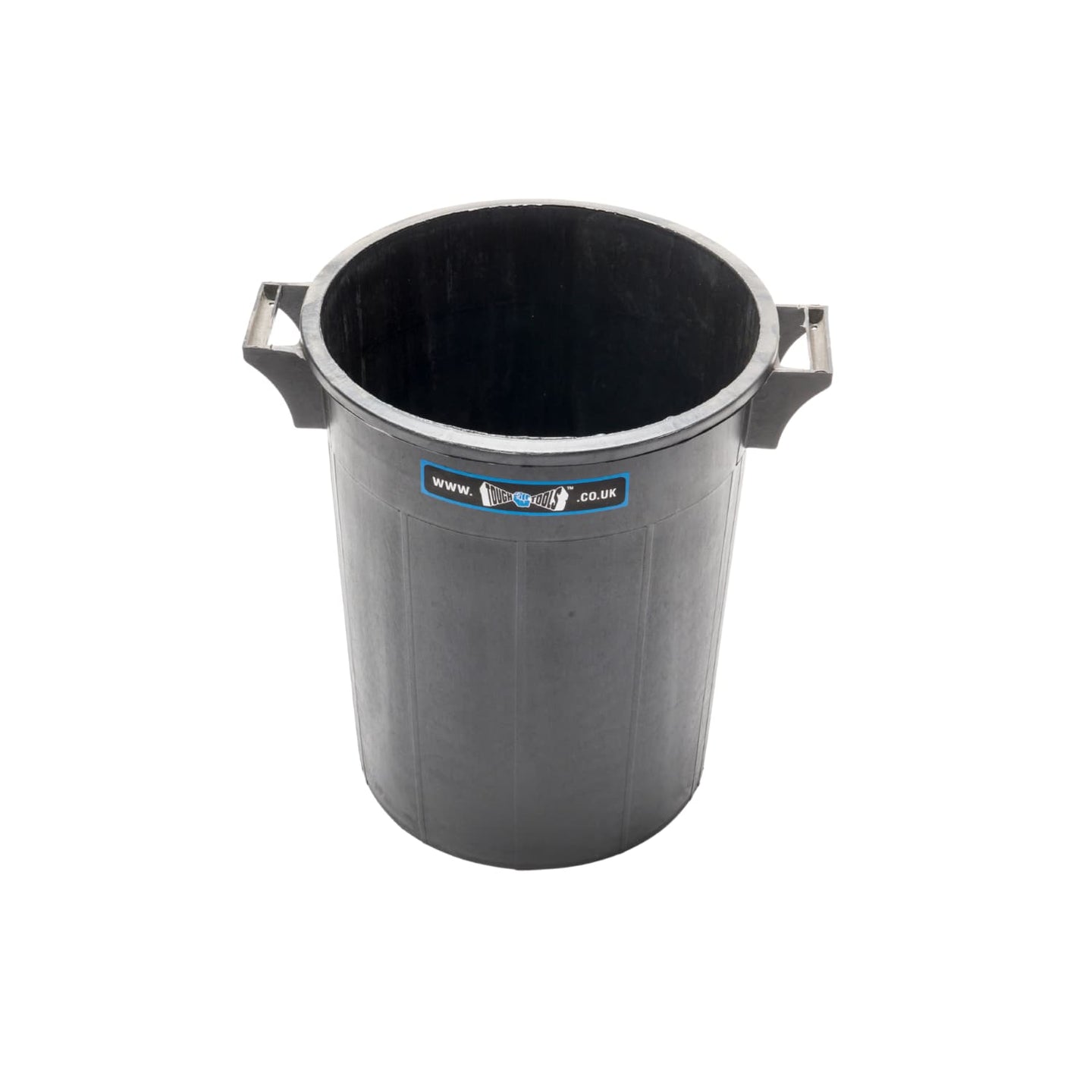 Builders rubble bucket black with two handles