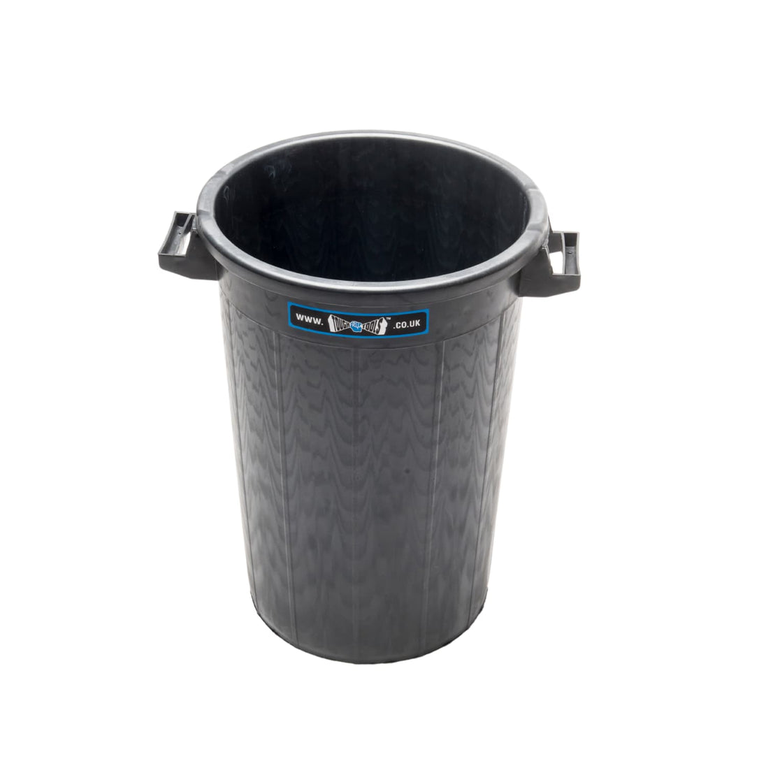 Black builders bucket with two handles