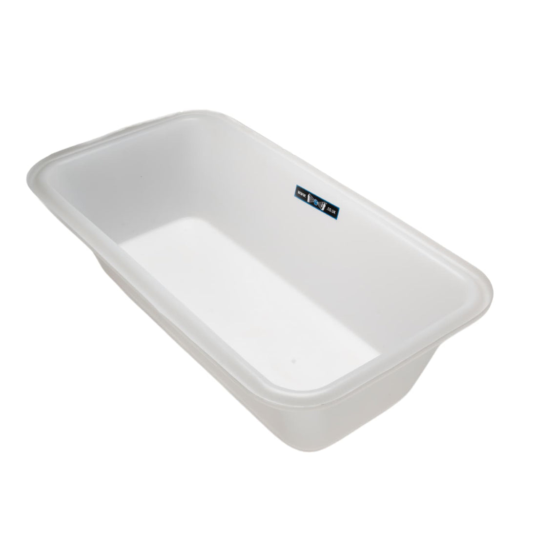 Large white plasterers bath