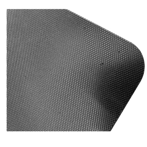 Close up of black mortar board showing scored surface