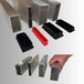 Straight edge tool section sizes with plastic end caps