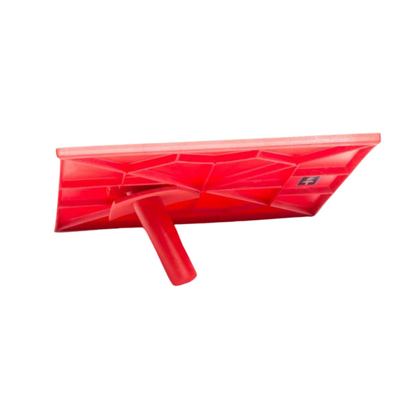 Red plastic hawk level with handle