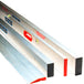 4 different metal straight edge tools stood next to each other