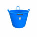 Extra large Blue Builders Mixing Bucket that holds 120 Litres. With 3 handles