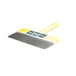 painting spatula with yellow handle on a white background