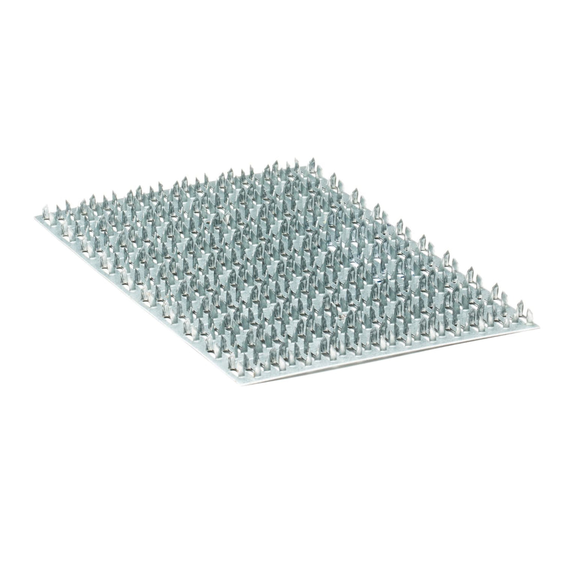 Reverse side of metal scratch tool show spikes