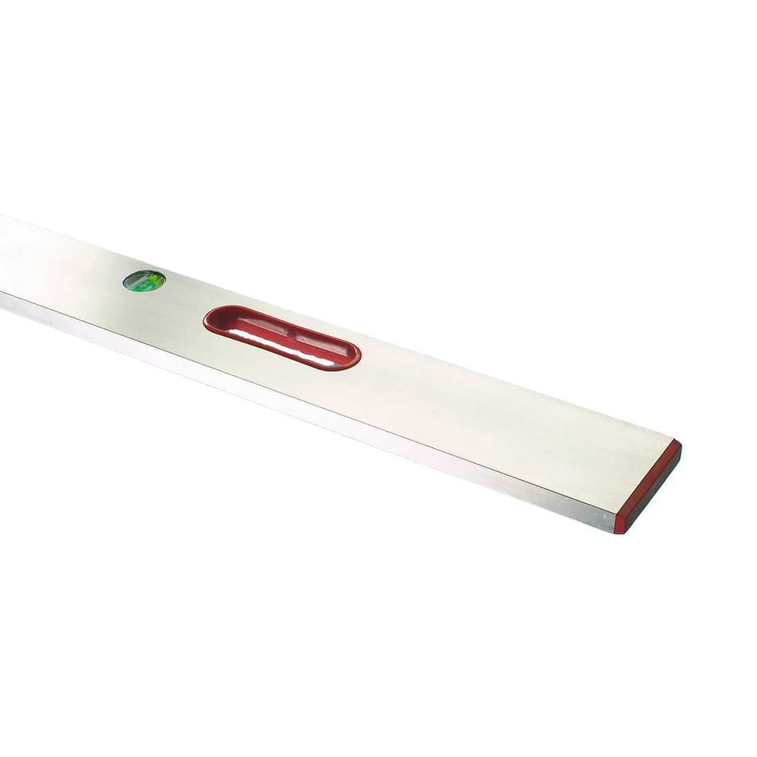 White level tool with red handle on a white background
