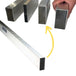 CLOSE UP IMAGE OF DIFFERENT WIDTHS STRAIGHT EDGE TOOLS