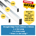 straight edge rule promotion back with one free