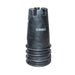 stack of 3 black low dek buckets.