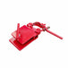 red metal scaffold clamp