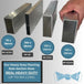 end of view of 4 different straight edge tools with a hand